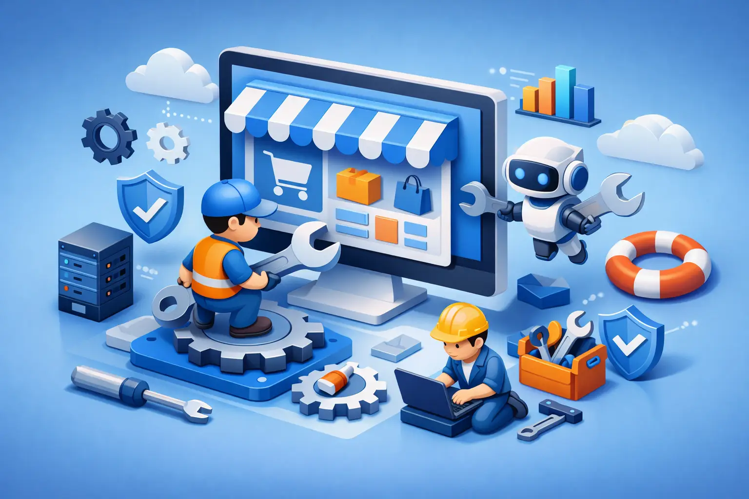 OpenCart karbantartás a stabil webshopért