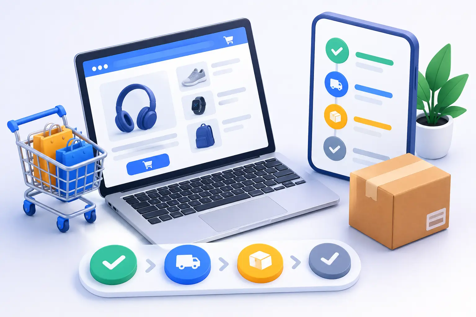 Rendelési státuszok kialakítása webshopban