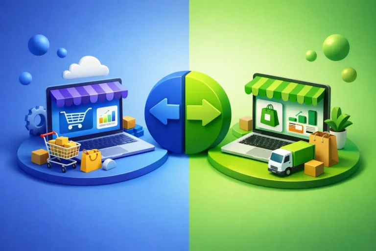 UNAS és Shopify összehasonlítás magyar webshopoknak