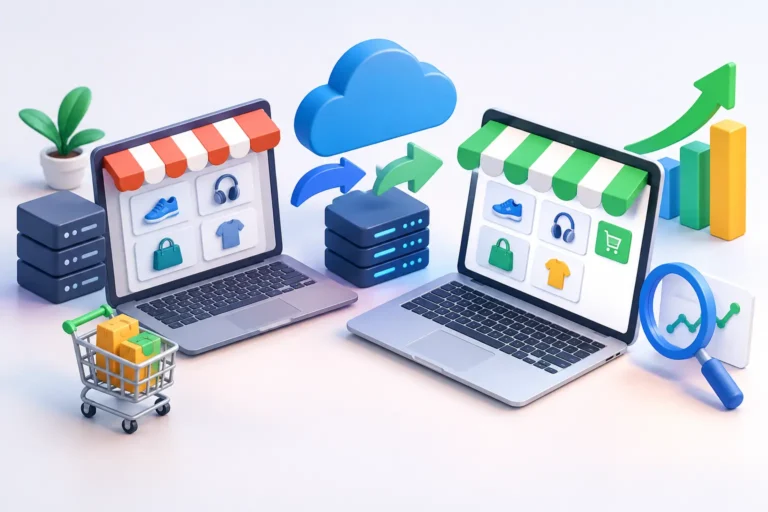 UNAS migráció SEO-megőrzés példája webshopoknak