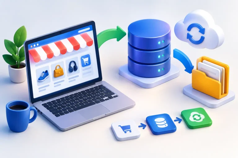 Webshop adatbázis mentési útmutató lépésről lépésre 2 Webshop adatbázis mentési útmutató lépésről lépésre