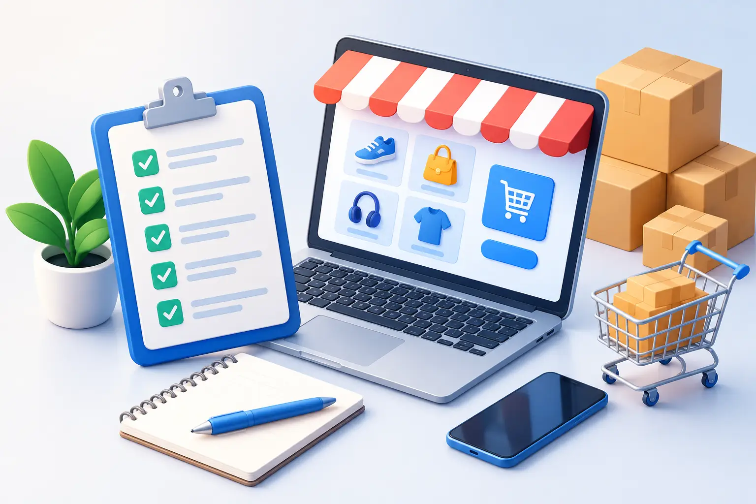Webshop indítási ellenőrzőlista indulás előtt