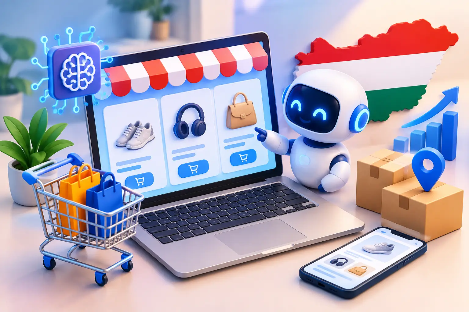 E-kereskedelmi AI trendek magyar webshopoknak