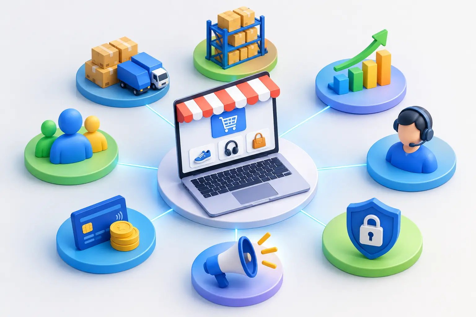 Kiszámítható webshop üzemeltetés 8 területen