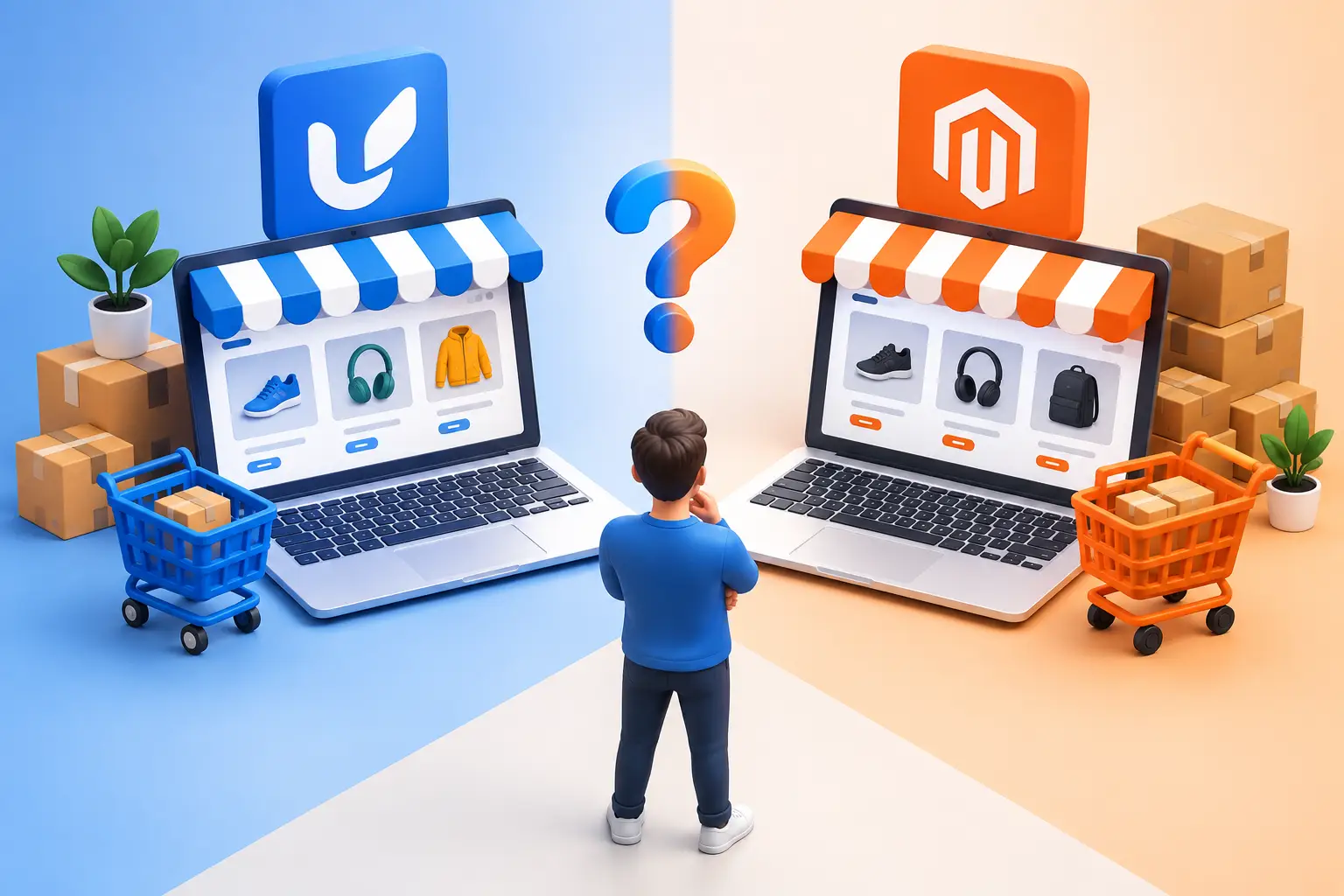 UNAS vagy Magento webshop: melyik éri meg?