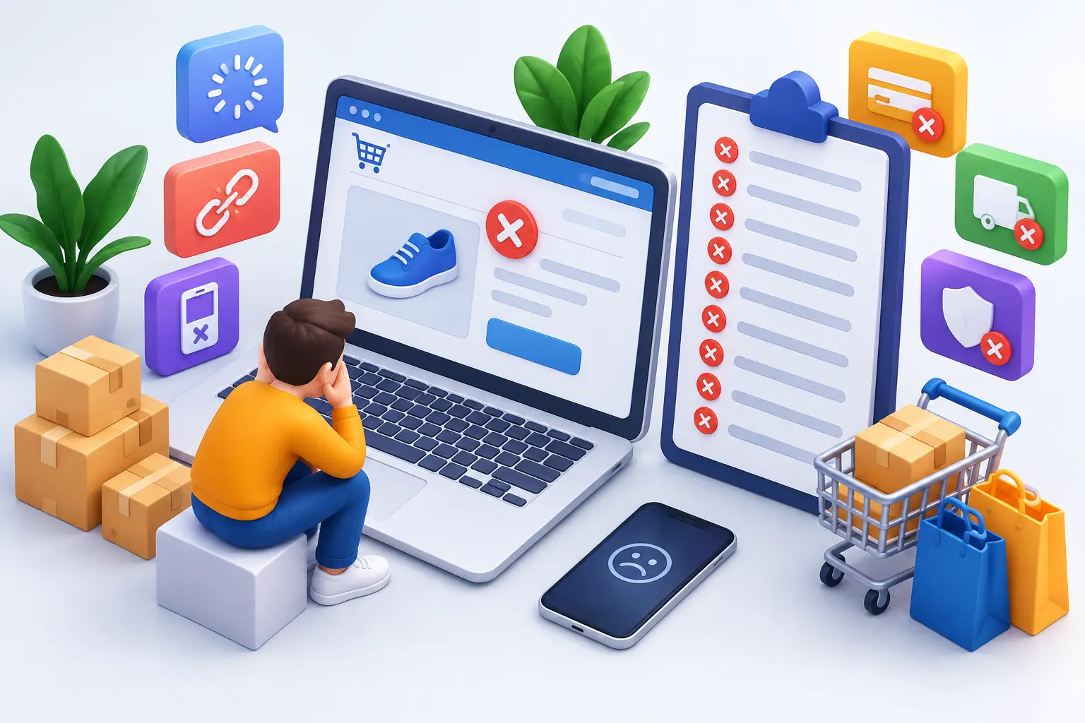 Webshop konverziós hibák listája 12 pontban