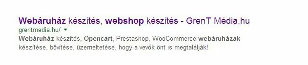 Opencart meta title 4 Meta title hossza