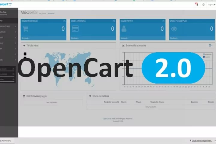 Opencart 2.0 webáruház