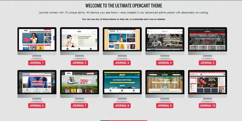 Opencart Journal Template 2 Opencart journal templét