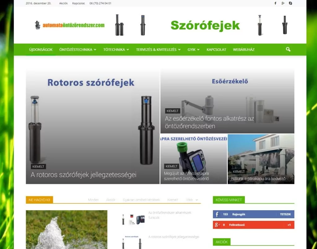 5 példa miért jó webáruház mellé a blog 8 webáruház automataöntöző