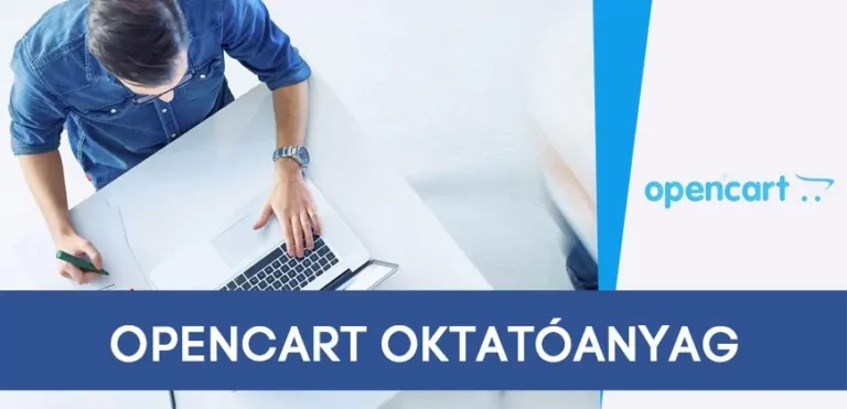 Opencart oktatóanyag: Adminisztrátori felület 9 Opencart webáruház oktatóanyag