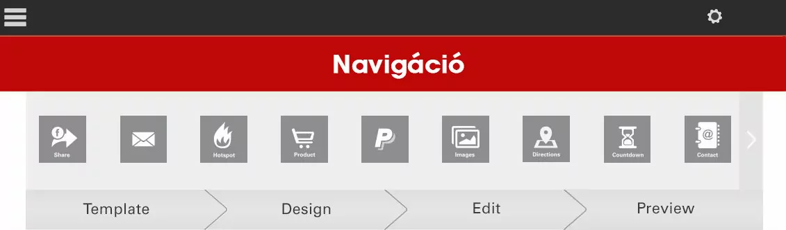 Webáruház régi helyett új 5 navigáció