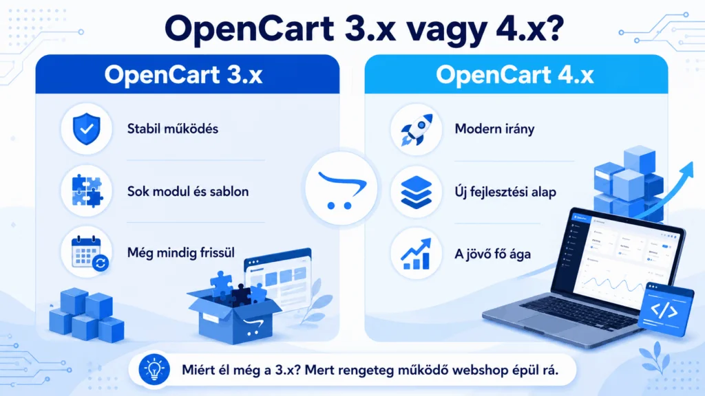 OpenCart 3.x vagy OpenCart 4.x? Merre tart az OpenCart, és miért él még mindig a 3-as verzió? 2 OpenCart 3.x vagy OpenCart 4.x? Merre tart az OpenCart, és miért él még mindig a 3-as verzió? 2